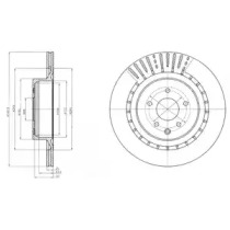 Тормозной диск DELPHI BG4230C