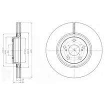 Тормозной диск DELPHI BG4235