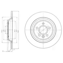 Тормозной диск DELPHI BG4239