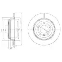 Тормозной диск DELPHI BG4243