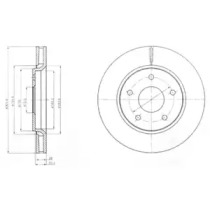 Тормозной диск DELPHI BG4248