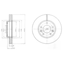 Тормозной диск DELPHI BG4261