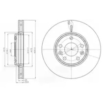 Тормозной диск DELPHI BG4264