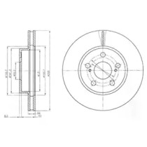 Тормозной диск DELPHI BG4269