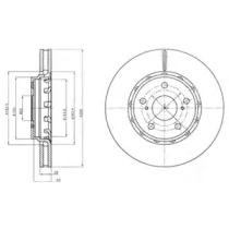 Тормозной диск DELPHI BG4276