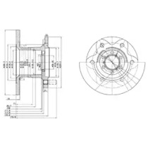 Тормозной диск DELPHI BG429