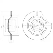 Тормозной диск DELPHI BG4292