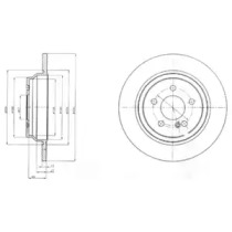 Тормозной диск DELPHI BG4298