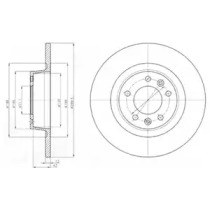 Тормозной диск DELPHI BG4301