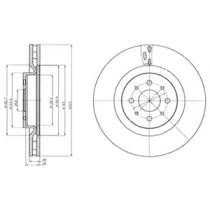 Тормозной диск DELPHI BG4308