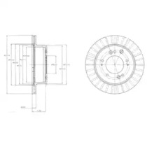 Тормозной диск DELPHI BG4331