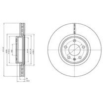 Тормозной диск DELPHI BG4346