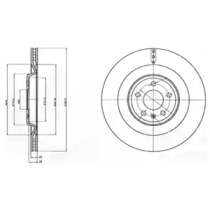 Тормозной диск DELPHI BG4387