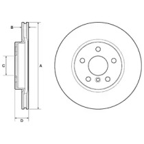 Тормозной диск DELPHI BG4777C