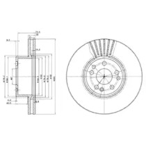 Тормозной диск DELPHI BG739