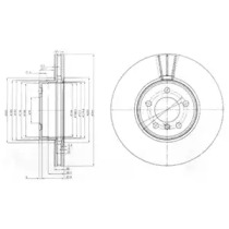 Тормозной диск DELPHI BG9008