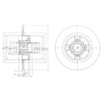 Тормозной диск DELPHI BG9029RSC