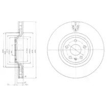 Тормозной диск DELPHI BG9054