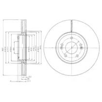 Тормозной диск DELPHI BG9056