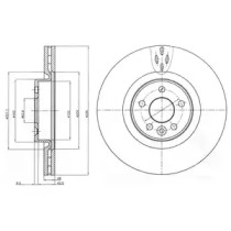 Тормозной диск DELPHI BG9077C