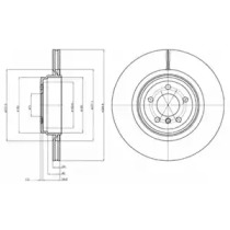 Тормозной диск DELPHI BG9078