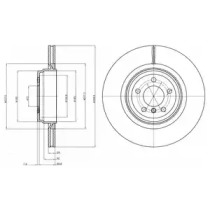 Тормозной диск DELPHI BG9078C