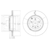 Тормозной диск DELPHI BG9082