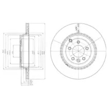 Тормозной диск DELPHI BG9082C