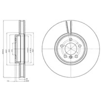 Тормозной диск DELPHI BG9092