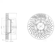 Тормозной диск DELPHI BG9094