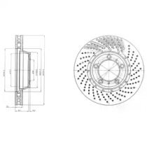 Тормозной диск DELPHI BG9094C