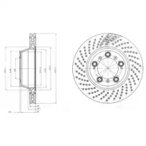 Тормозной диск DELPHI BG9096C