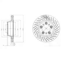 Тормозной диск DELPHI BG9097C