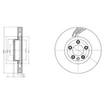 Тормозной диск DELPHI BG9100