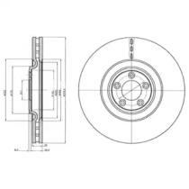 Тормозной диск DELPHI BG9102