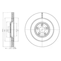 Тормозной диск DELPHI BG9103