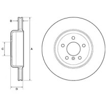 Тормозной диск DELPHI BG9130C