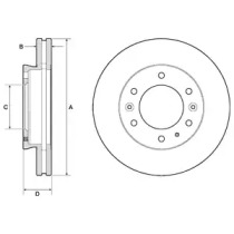 Тормозной диск DELPHI BG9140C