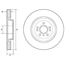 Тормозной диск DELPHI BG9175C