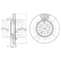 Тормозной диск DELPHI BG9514