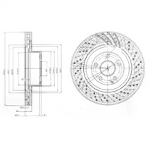 Тормозной диск DELPHI BG9754