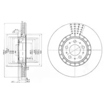 Тормозной диск DELPHI BG9783