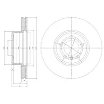 Тормозной диск DELPHI BG9786