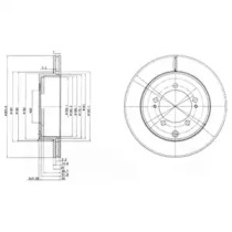 Тормозной диск DELPHI BG9849