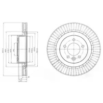 Тормозной диск DELPHI BG9926