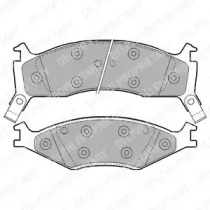 Комплект тормозных колодок DELPHI LP1021