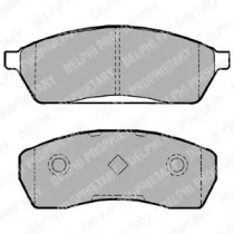 Комплект тормозных колодок DELPHI LP1026