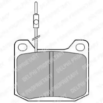 Комплект тормозных колодок DELPHI LP106