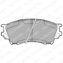 Комплект тормозных колодок DELPHI LP1063