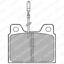 Комплект тормозных колодок DELPHI LP107
